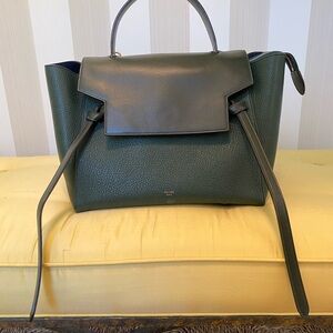 Celine Small Belt Bag Hunter Green